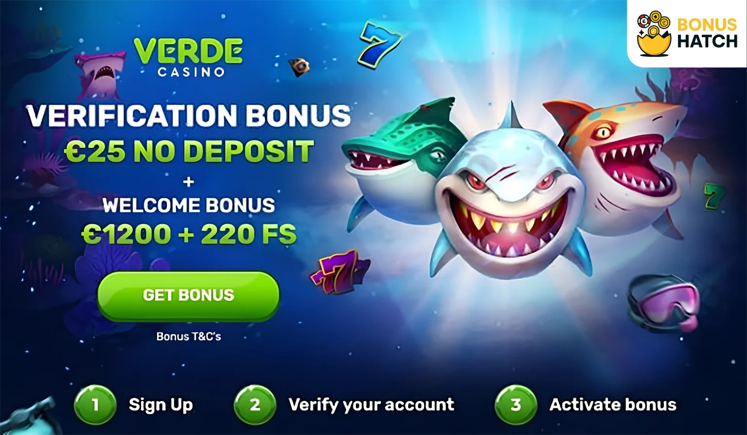 verde casino 25 euro bonus ohne einzahlung