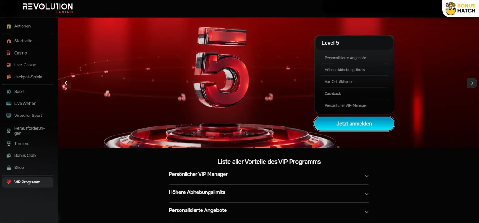revolution casino bonus code ohne einzahlung